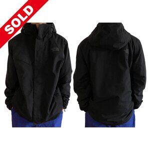 The North Face Jacket Mens Size M Black Nylon DryVent Mountain Parka